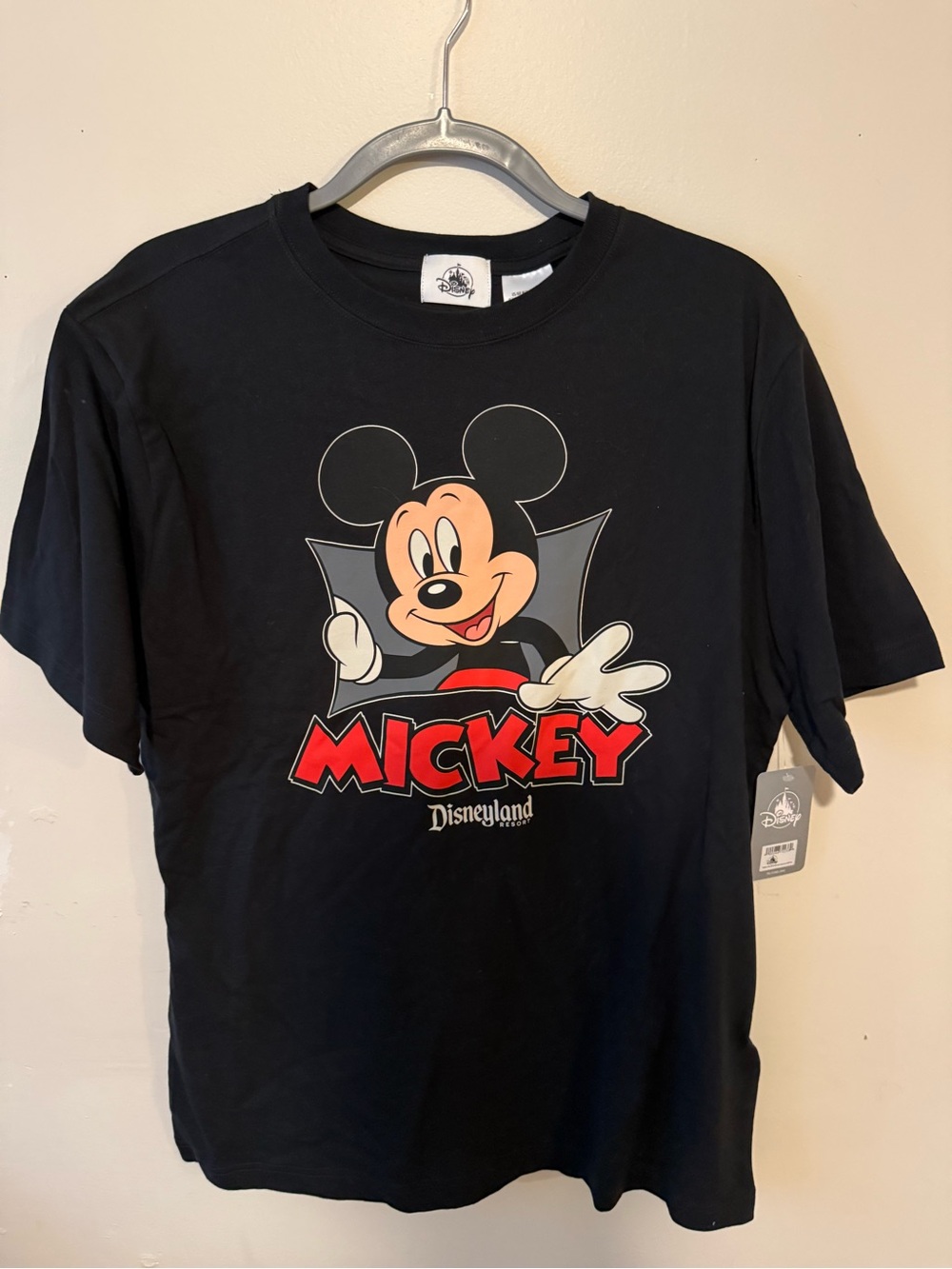 Disneyland Black Mickey Graphic T-Shirt Size Medium NWT New Disney